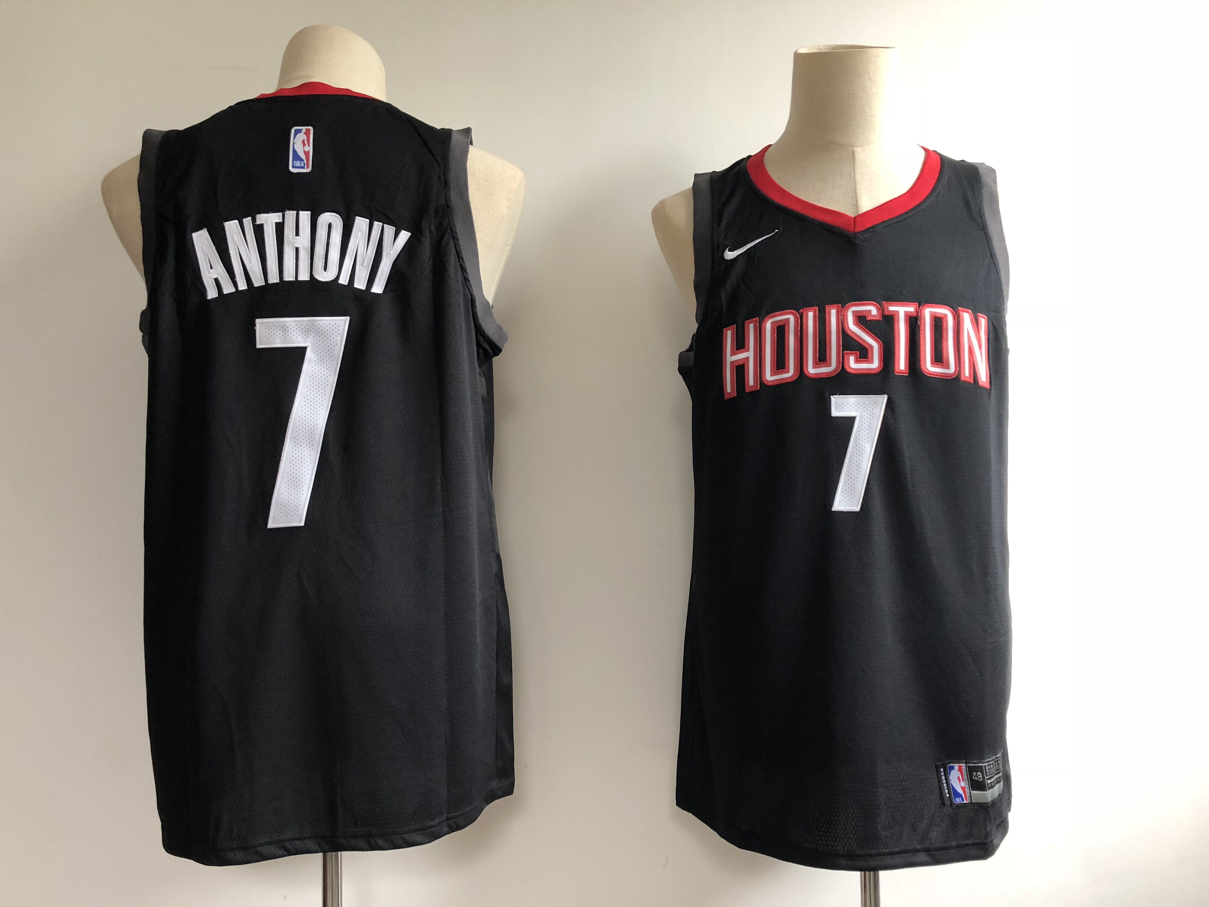 Men Houston Rockets #7 Anthony black Game Nike NBA Jerseys